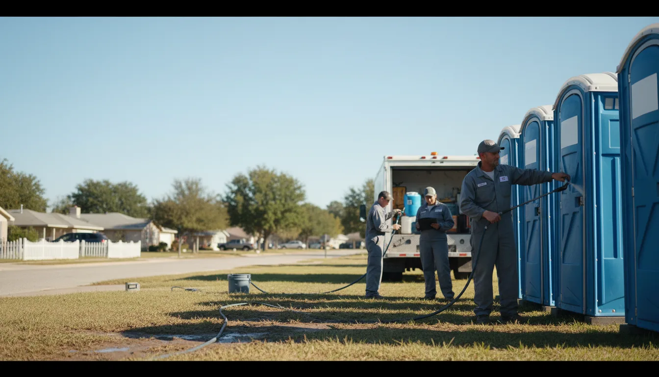 Long-Term Portable Toilet Rental in Camanche, IA near me